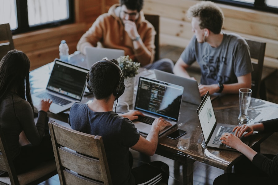 BizFunnel development team working together